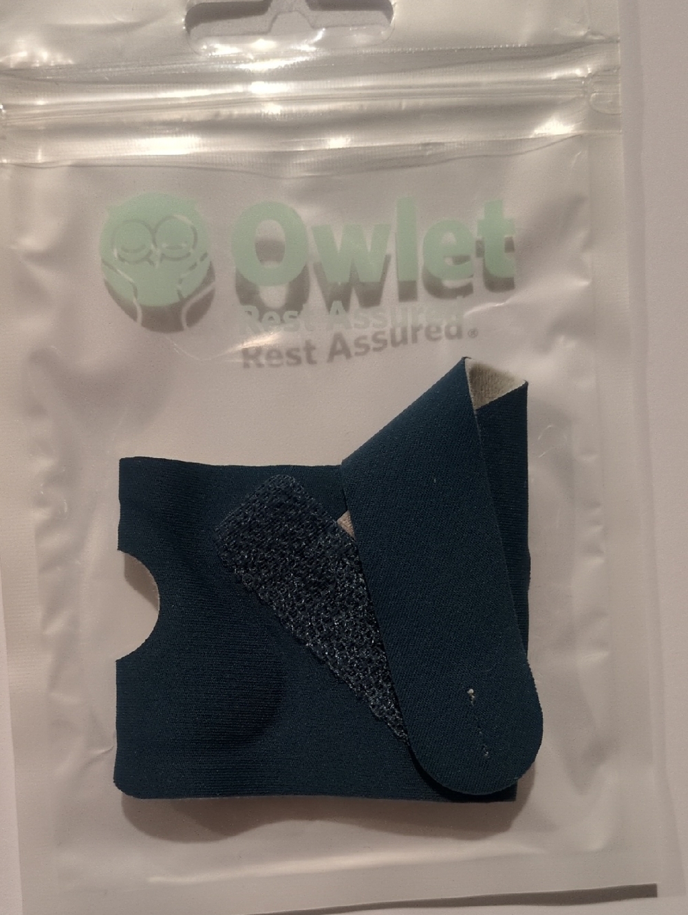 Owlet Baby Sock Strap in Dark Teal Size 1 Right